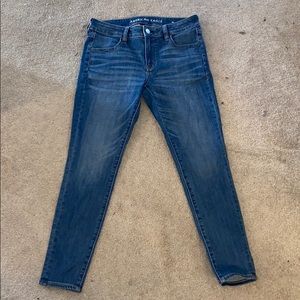 American Eagle Denim Jegging Size 8, short